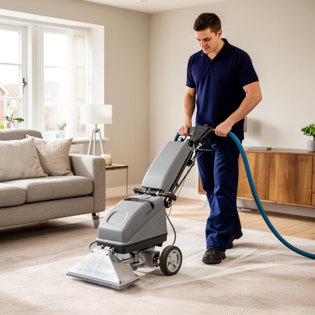 Friendly Stratus cleaning team outside a British home